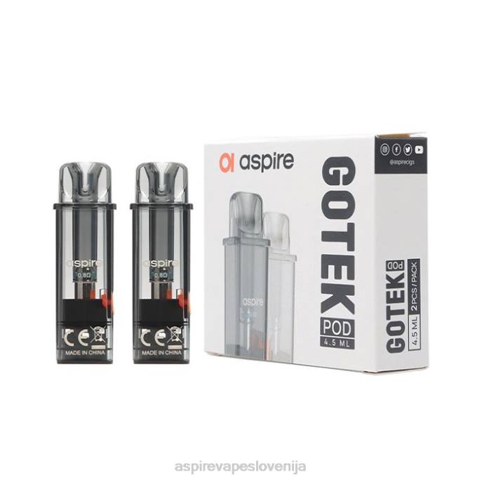 Aspire gotek pod (ponovno polnjena izdaja 4,5 ml) združljiv z gotek x in gotek s | Aspire Vape Ljubljana V88R232