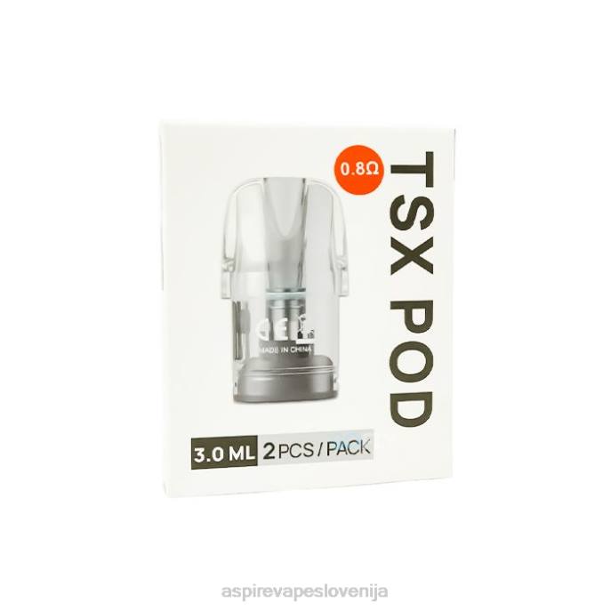 Aspire Tsx Pod 0,8 ohm (3,0 ml)/2 kosa na paket (združljivo s cyber s in cyber x) | Aspire Vape V88R233